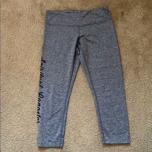 Spiritual Gangster cropped gray leggings